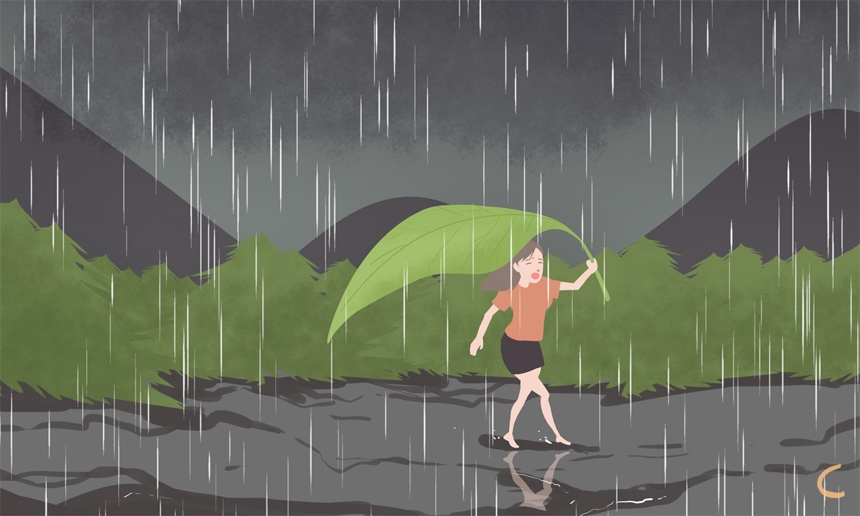 关于下雨的日记500字