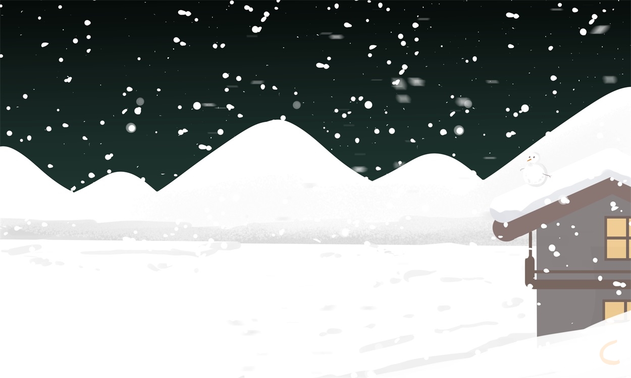 下雪日记1000字