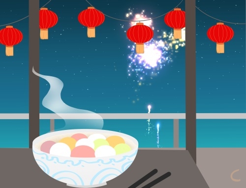 初中生元宵节日记600字